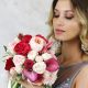 Букет невесты из пионовидных роз и калл Пленительная Красота