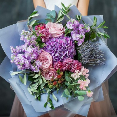 Букет с лавандой Магия Любви. Серия Магия любви.