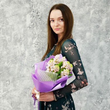 Букет из гиацинтов Приятного Вечера