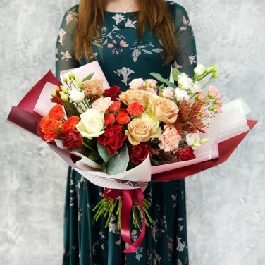 Большой оригинальный букет Дивный вечер