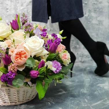 Композиция в корзине Моей любимой