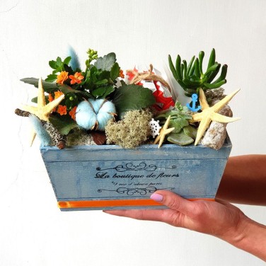 Композиция мужская с шоколадом Пора в отпуск