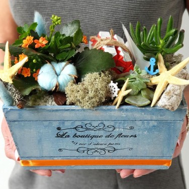 Композиция мужская с шоколадом Пора в отпуск