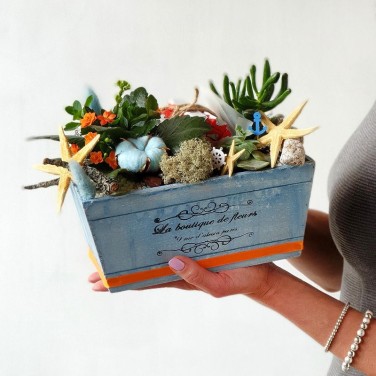 Композиция мужская с шоколадом Пора в отпуск