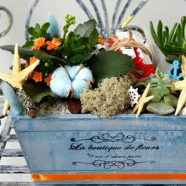 Композиция мужская с шоколадом Пора в отпуск