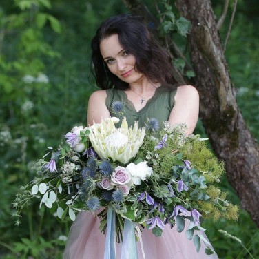 Большой экзотический букет. Серия  Магия защиты