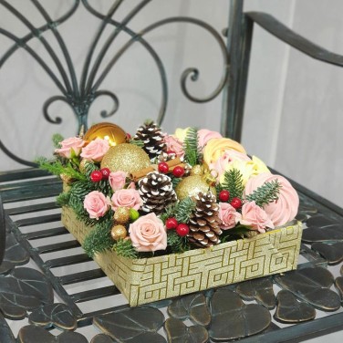 Зимняя композиция Праздничный привет