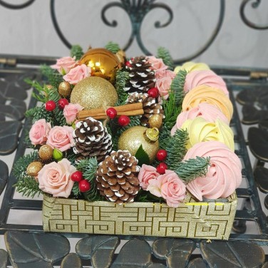 Зимняя композиция Праздничный привет