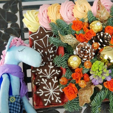 Композиция новогодняя Вкусный праздник