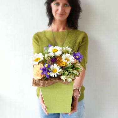 Летняя коробочка с ромашками  Прелесть