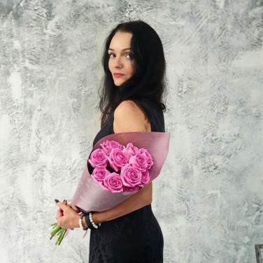 Букет из 11 розовых роз