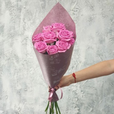 Букет из 11 розовых роз