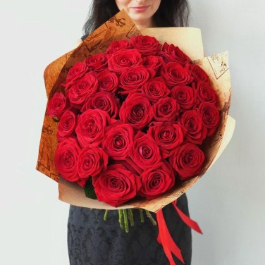 Букет из 31 красной розы Желание