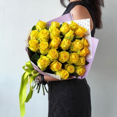 Букет из 25 желтых роз Очарование