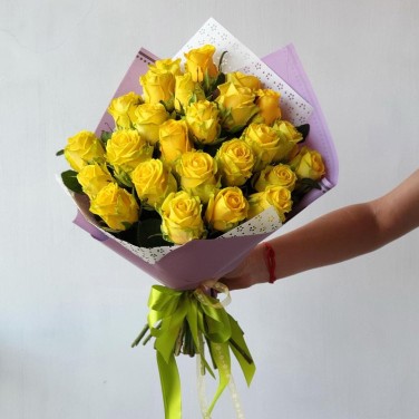 Букет из 25 желтых роз Очарование