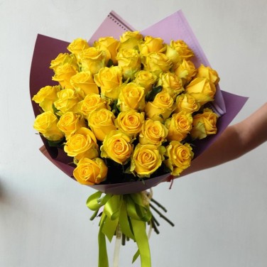 Букет из желтых роз Благополучие
