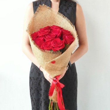 Букет из 11 красных роз