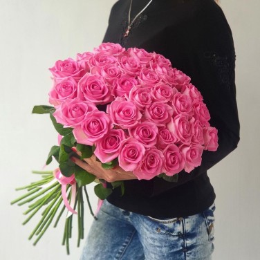 Букет из 31 розовых роз