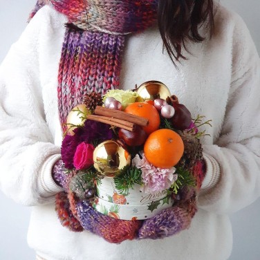 Новогодняя вкусная композиция