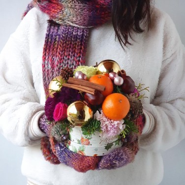 Новогодняя вкусная композиция