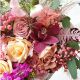 Авторский букет из роз, орхидеи и сухоцветов