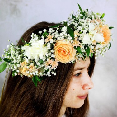 Венок из роз для невесты