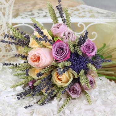 Букет невесты в стиле прованс