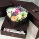 Коробка-секрет из цветов и конфет