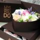 Коробка-секрет из цветов и конфет
