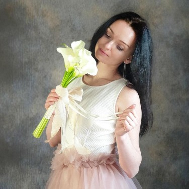 Монобукет невесты из калл Вечность