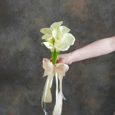 Монобукет невесты из калл Вечность