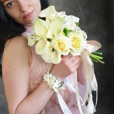 Романтичный браслет для невесты или подружек невесты