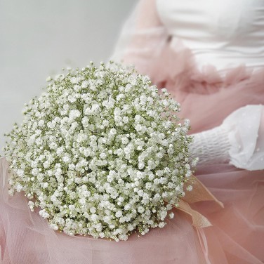 Букет невесты из гипсофилы - Дыхание облаков