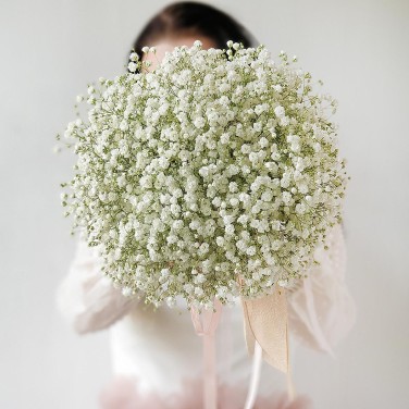 Букет невесты из гипсофилы - Дыхание облаков