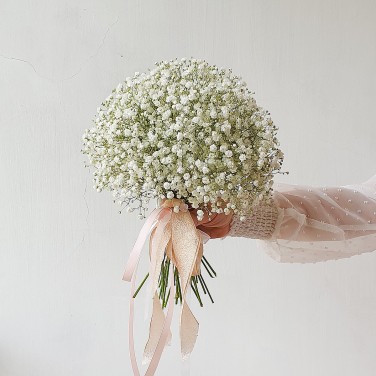 Букет невесты из гипсофилы - Дыхание облаков