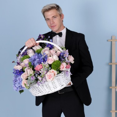 Корзина большая Счастливый день. Весы