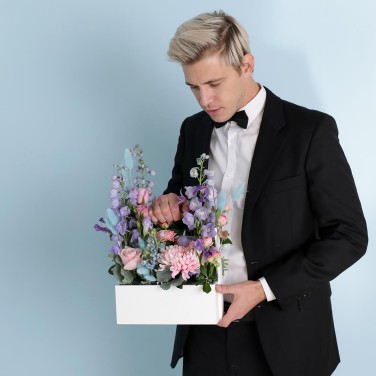 Ящик цветов Для Весов с нежностью