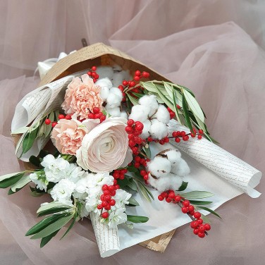 Букет с ранункулюсом Накануне