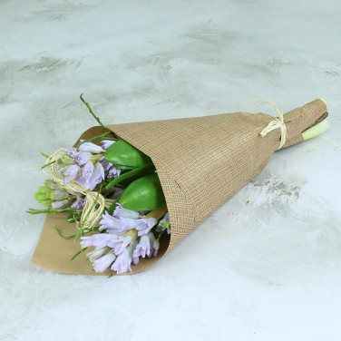 Букет комплимент из гиацинтов