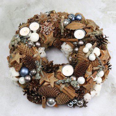 Декоративный венок настольный