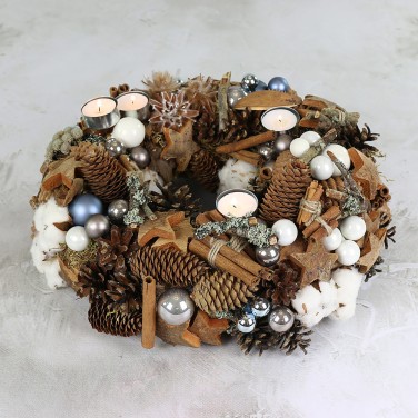 Декоративный венок настольный