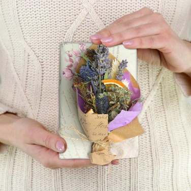 Талисман из долек апельсина и лаванды Встретить суженного