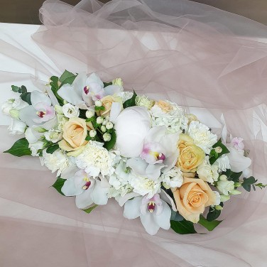 Композиция на стол молодоженов