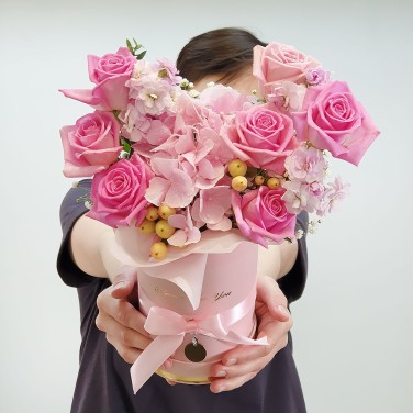 Коробочка с цветами Розовая мечта