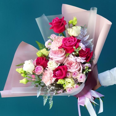 Букет Яркий нежный выбор