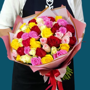 Букет из 51 розы кения