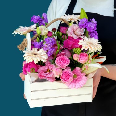 Заморский сад в деревянном ящике