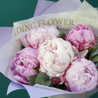 Воздушный букет из пионов Настроение помечтать