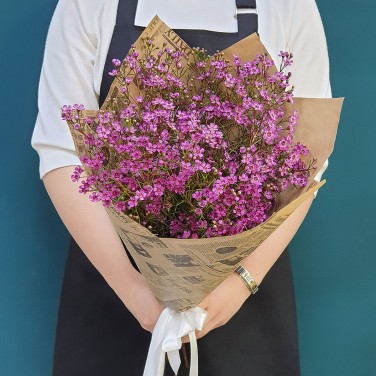 Песнь вереска моно-букет в крафте