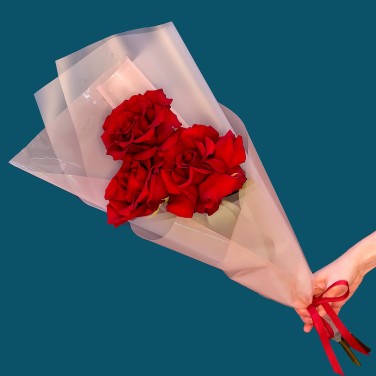 Может быть букет из красных роз